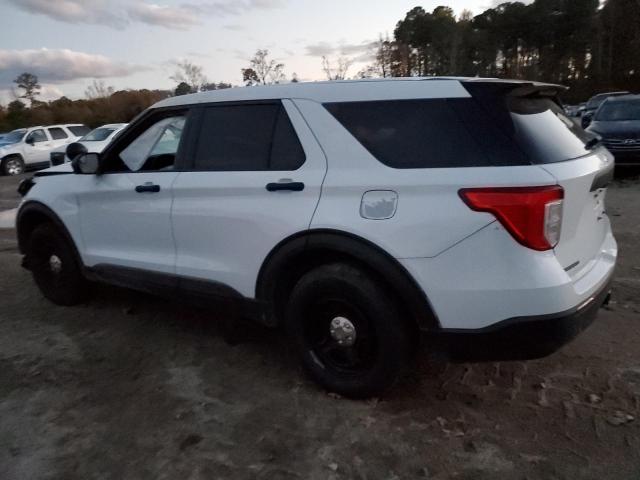 1FM5K8AB7NGA02742 - 2022 FORD EXPLORER POLICE INTERCEPTOR Ақ фото 2