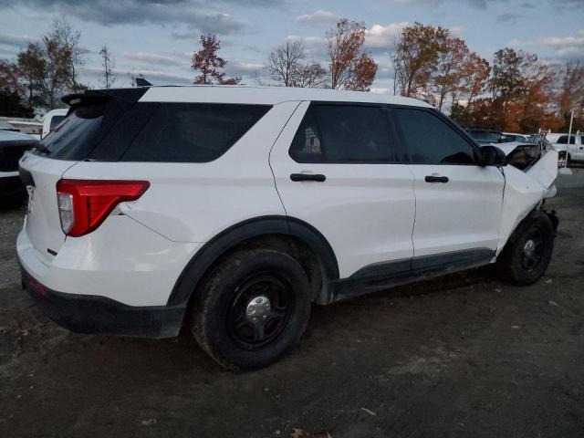 1FM5K8AB7NGA02742 - 2022 FORD EXPLORER POLICE INTERCEPTOR Ақ фото 3