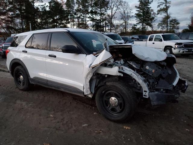 1FM5K8AB7NGA02742 - 2022 FORD EXPLORER POLICE INTERCEPTOR Ақ фото 4