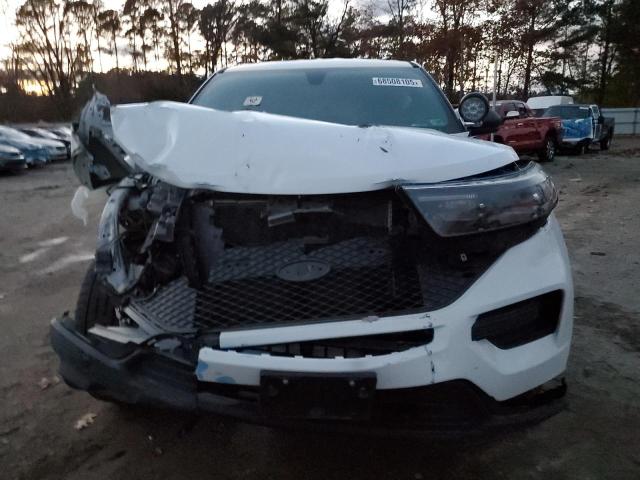 1FM5K8AB7NGA02742 - 2022 FORD EXPLORER POLICE INTERCEPTOR Ақ фото 5