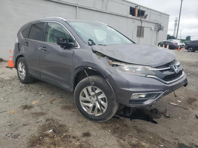 5J6RM4H53FL116586 - 2015 HONDA CR-V EX ნაცრისფერი ფოტო 4
