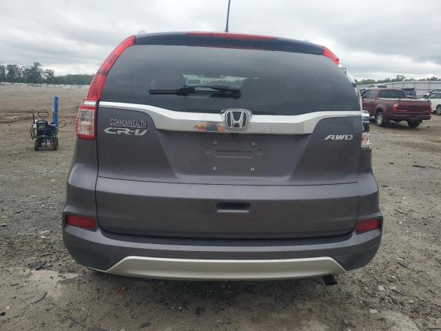 5J6RM4H53FL116586 - 2015 HONDA CR-V EX ნაცრისფერი ფოტო 6