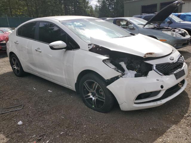 KNAFX4A83E5118925 - 2014 KIA FORTE EX WHITE photo 4