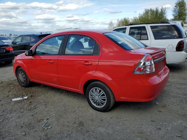 KL1TD5DE6AB046854 - 2010 CHEVROLET AVEO LS 红色 照片 2