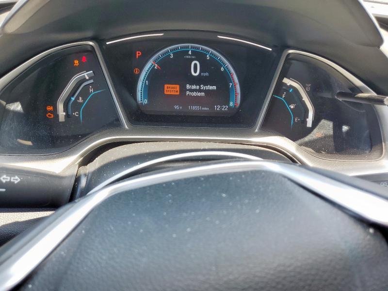 19XFC1F79HE201975 - 2017 HONDA CIVIC EXL Gri fotoğraf 9