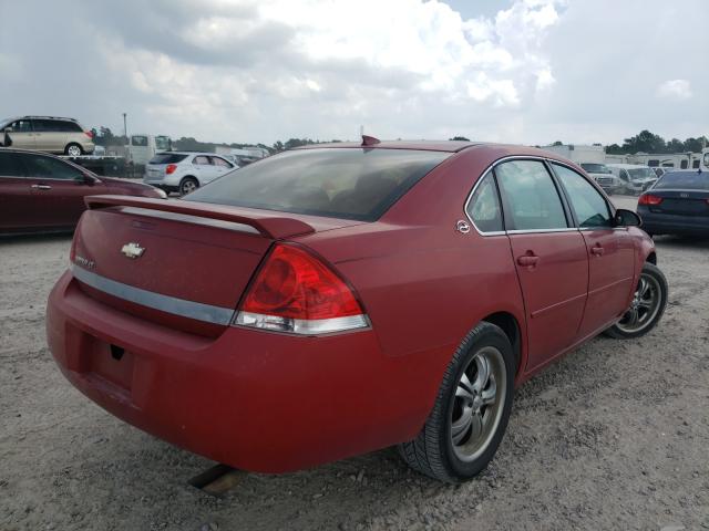 2G1WT58NX89150030 - 2008 CHEVROLET IMPALA LT RED photo 4