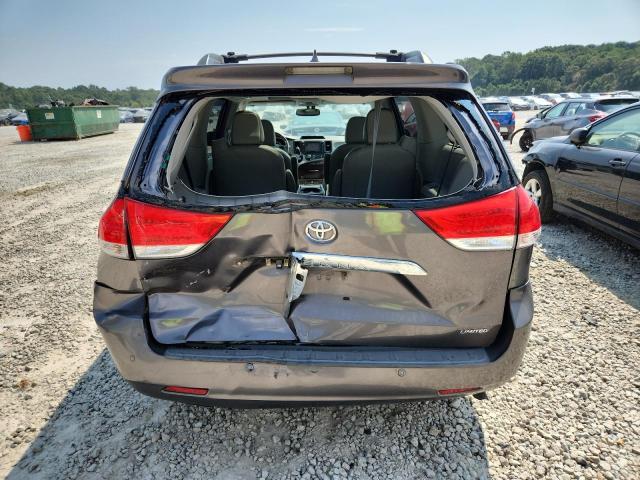 5TDYK3DC1DS361503 - 2013 TOYOTA SIENNA XLE GRAY photo 6