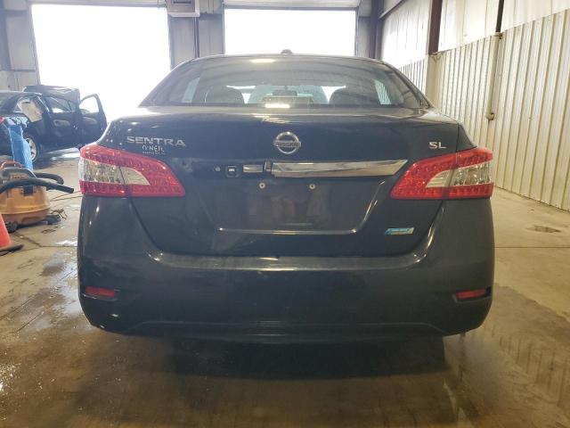 3N1AB7AP4DL752654 - 2013 NISSAN SENTRA S BLACK photo 6