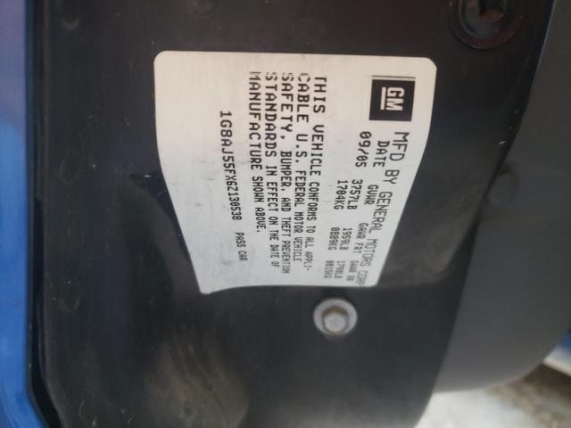 1G8AJ55FX6Z130538 - 2006 SATURN ION LEVEL 2 蓝色 照片 12