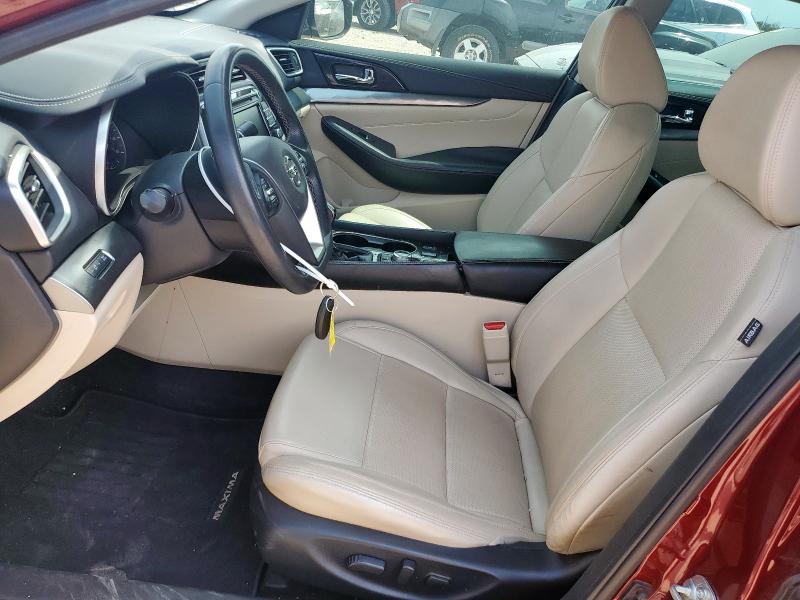 1N4AA6AV2KC380609 - 2019 NISSAN MAXIMA S Bordeaux photo 7
