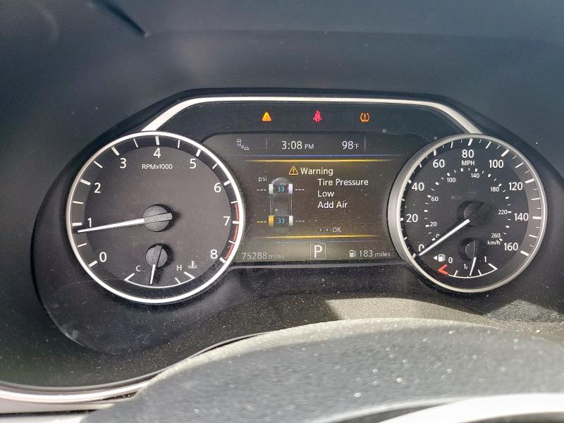 1N4AA6AV2KC380609 - 2019 NISSAN MAXIMA S Bordeaux photo 9