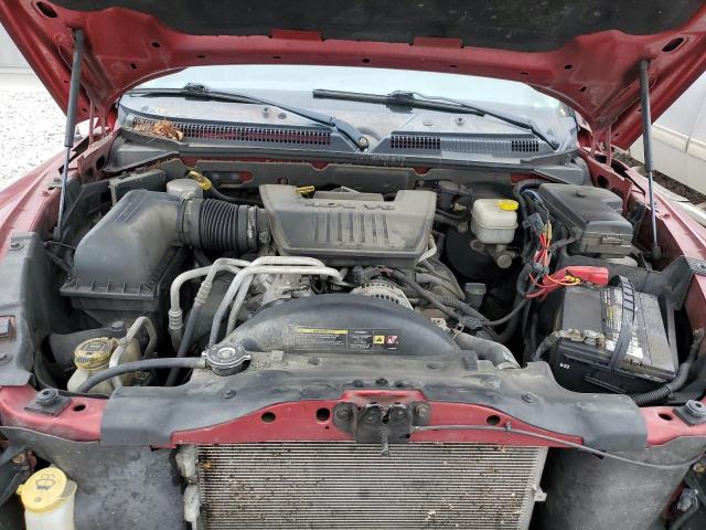 1D7HW58N68S602633 - 2008 DODGE DAKOTA QUAD LARAMIE RED photo 11