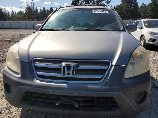 JHLRD78846C027520 - 2006 HONDA CR-V EX SILVER photo 5
