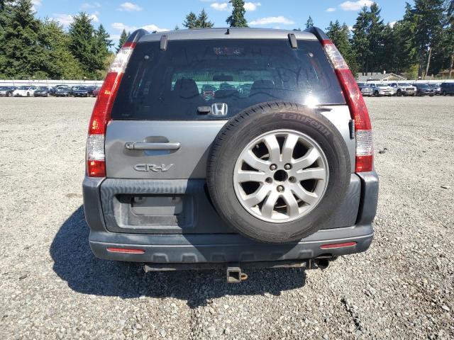 JHLRD78846C027520 - 2006 HONDA CR-V EX SILVER photo 6