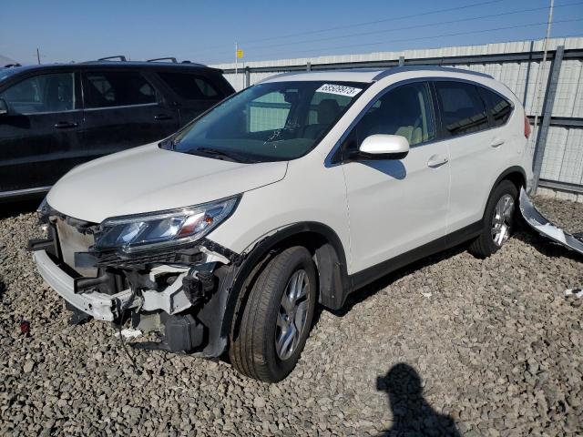 5J6RM4H78GL070045 - 2016 HONDA CR-V EXL WHITE photo 1