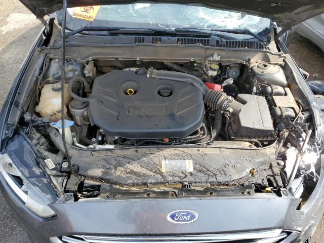 3FA6P0H92FR267423 - 2015 FORD FUSION SE GRAY photo 11