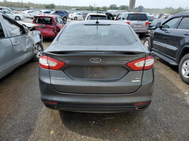 3FA6P0H92FR267423 - 2015 FORD FUSION SE GRAY photo 6