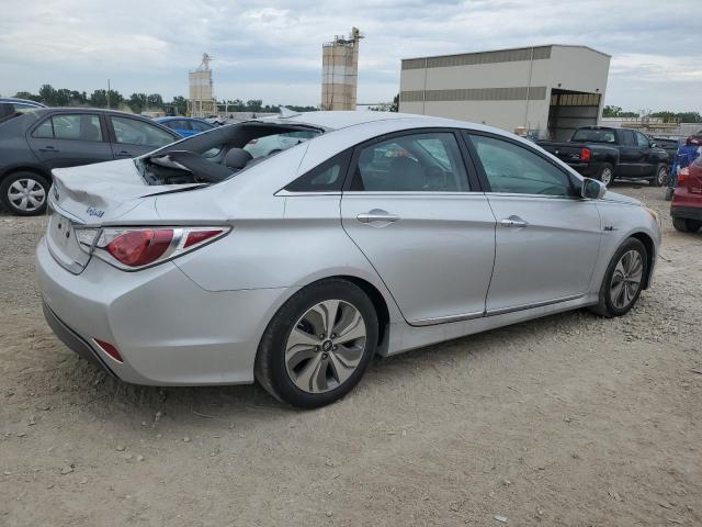 KMHEC4A42DA083335 - 2013 HYUNDAI SONATA HYBRID SILVER photo 3