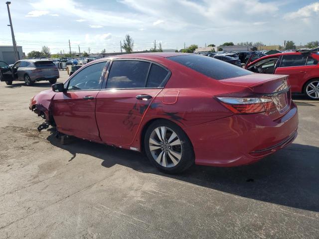 1HGCR2F53HA227370 - 2017 HONDA ACCORD SPORT RED photo 2