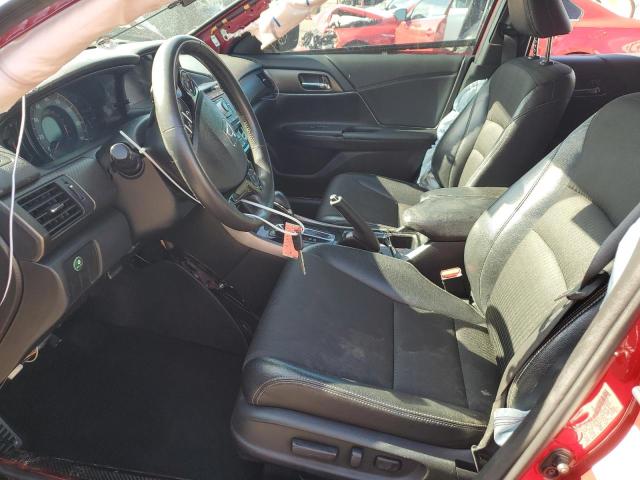 1HGCR2F53HA227370 - 2017 HONDA ACCORD SPORT RED photo 7