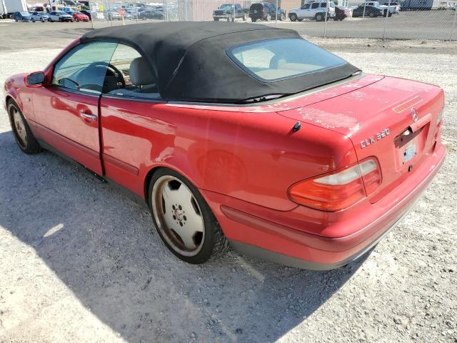 WDBLK65G8XT011268 - 1999 MERCEDES-BENZ CLK 320 RED photo 2