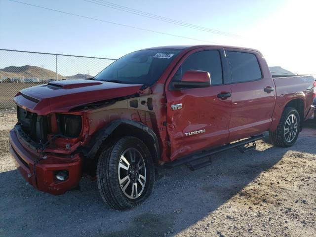 5TFDY5F15MX996884 - 2021 TOYOTA TUNDRA CREWMAX SR5 RED photo 1