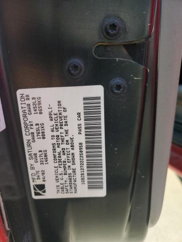 1G8ZR12722Z250958 - 2002 SATURN SC2 Qırmızı foto 13