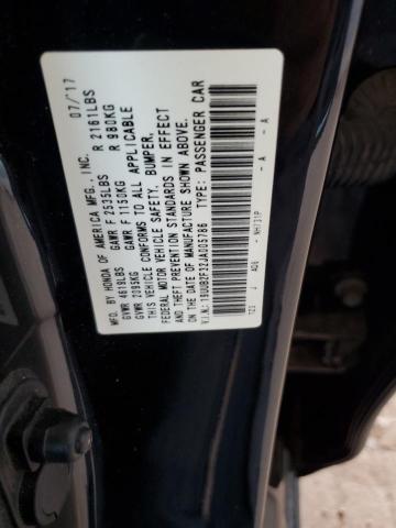 19UUB2F32JA005786 - 2018 ACURA TLX BLACK photo 12