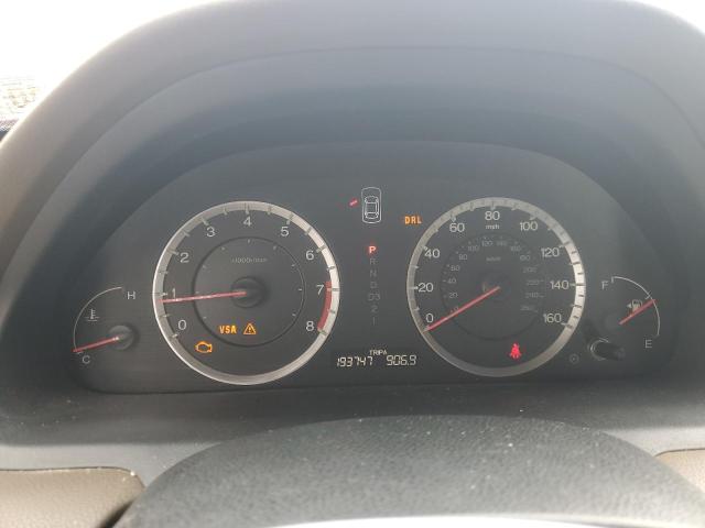 1HGCP36888A059120 - 2008 HONDA ACCORD EXL WHITE photo 9