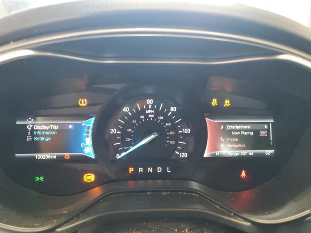 3FA6P0LU9KR129691 - 2019 FORD FUSION SE BLUE photo 9