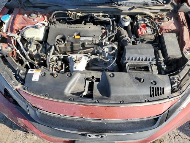 19XFC2F68KE004672 - 2019 HONDA CIVIC LX RED photo 11