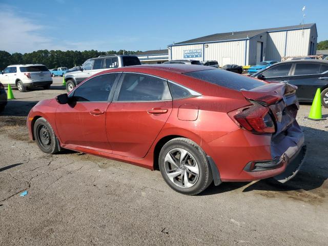 19XFC2F68KE004672 - 2019 HONDA CIVIC LX RED photo 2