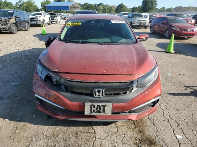 19XFC2F68KE004672 - 2019 HONDA CIVIC LX RED photo 5