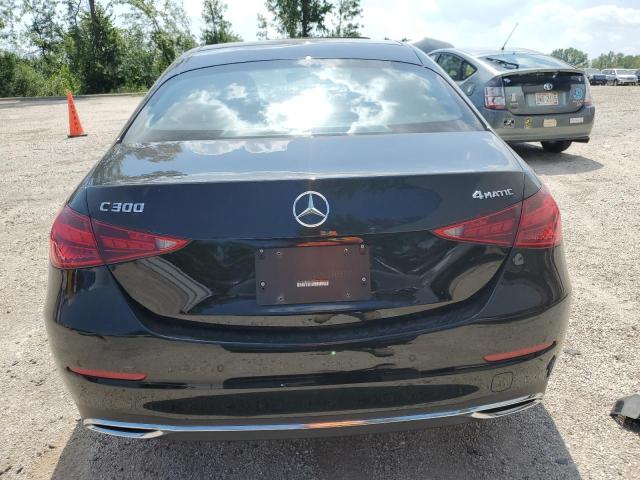 W1KAF4HB6RR220449 - 2024 MERCEDES-BENZ C 300 4MATIC BLACK photo 6