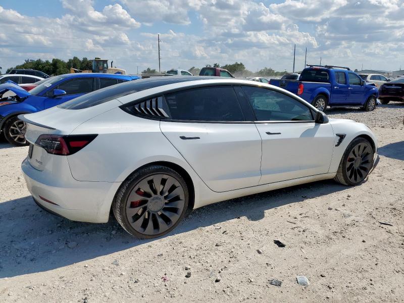 5YJ3E1EC2PF708351 - 2023 TESLA MODEL 3 Blanc photo 3