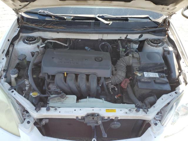2T1KR32E05C368734 - 2005 TOYOTA COROLLA MA XR WHITE photo 11