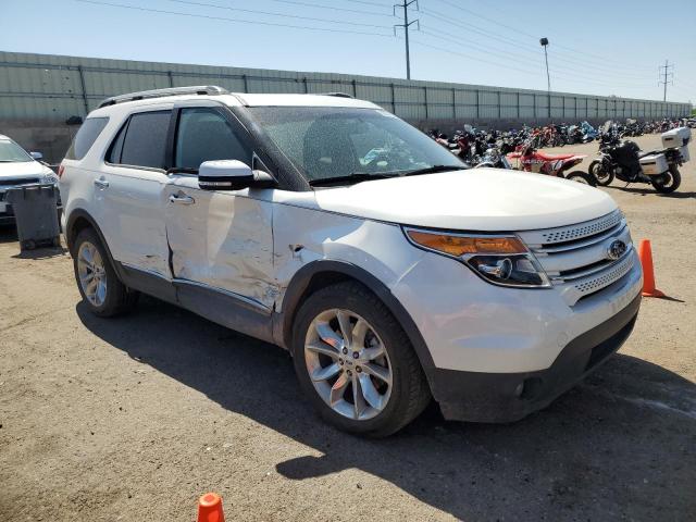1FM5K8F82FGC38830 - 2015 FORD EXPLORER LIMITED أبيض صورة 4