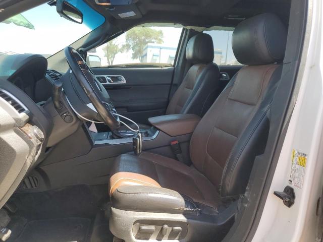 1FM5K8F82FGC38830 - 2015 FORD EXPLORER LIMITED أبيض صورة 7