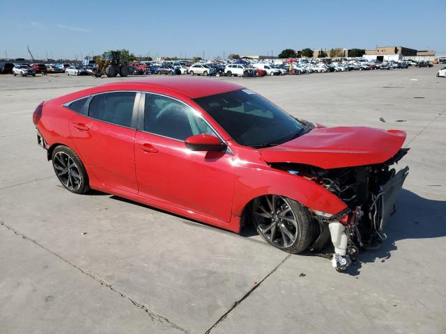 2HGFC2F87KH561984 - 2019 HONDA CIVIC SPORT წითელი ფოტო 4