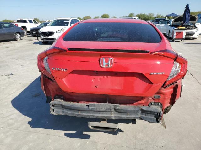 2HGFC2F87KH561984 - 2019 HONDA CIVIC SPORT წითელი ფოტო 6