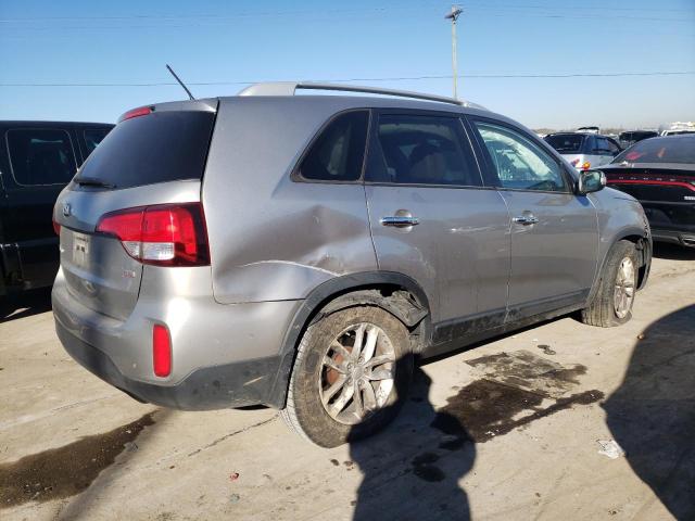 5XYKT4A62EG471045 - 2014 KIA SORENTO LX SILVER photo 3