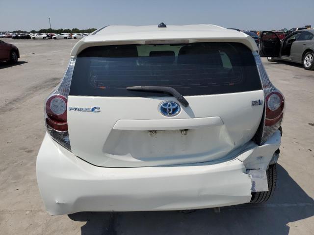 JTDKDTB38E1573333 - 2014 TOYOTA PRIUS C WHITE photo 6