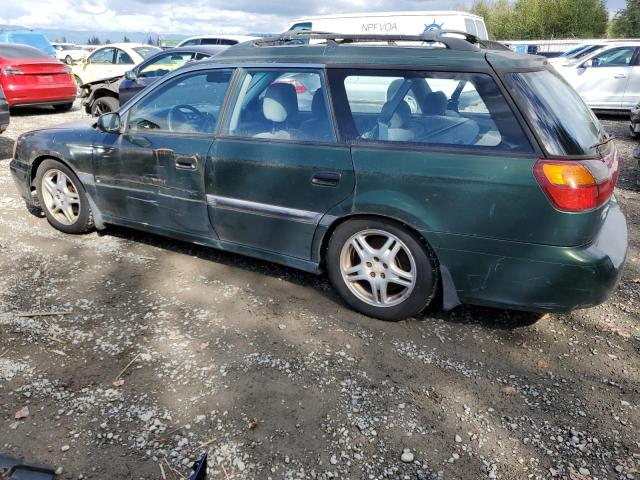 4S3BH6356Y7303086 - 2000 SUBARU LEGACY L GREEN photo 2