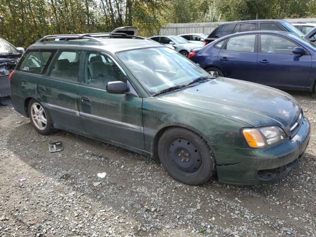 4S3BH6356Y7303086 - 2000 SUBARU LEGACY L GREEN photo 4