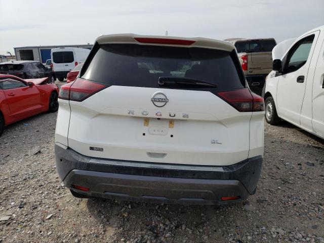 5N1BT3CA7NC711444 - 2022 NISSAN ROGUE SL WHITE photo 6