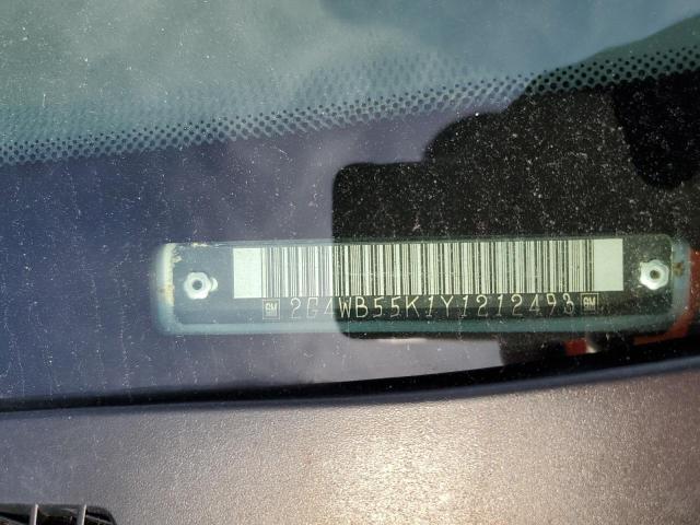 2G4WB55K1Y1212493 - 2000 BUICK REGAL LS 白色 照片 12