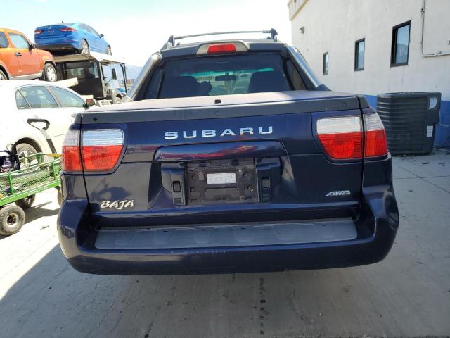 4S4BT62C357101960 - 2005 SUBARU BAJA SPORT BLUE photo 6