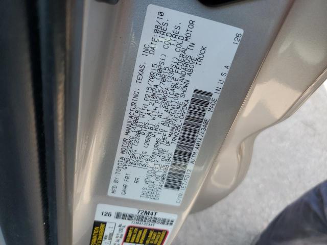 5TFTX4CN0BX001943 - 2011 TOYOTA TACOMA ACCESS CAB Күміс фото 12