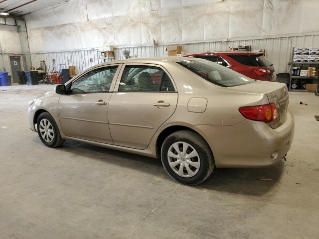 1NXBU40E19Z086632 - 2009 TOYOTA COROLLA BASE TAN photo 2