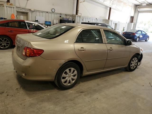 1NXBU40E19Z086632 - 2009 TOYOTA COROLLA BASE TAN photo 3